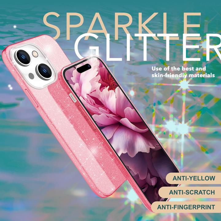 Immagine prodotto Nalia Copertina glitterata (Apple iPhone 15)