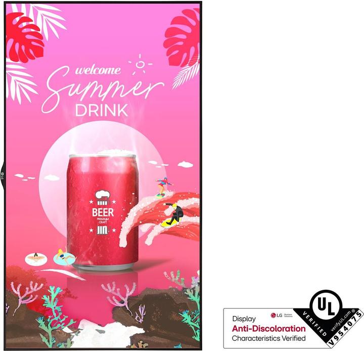 Actual product image LG Prof. Display 55XS4P (1920 x 1080 pixels, 55")