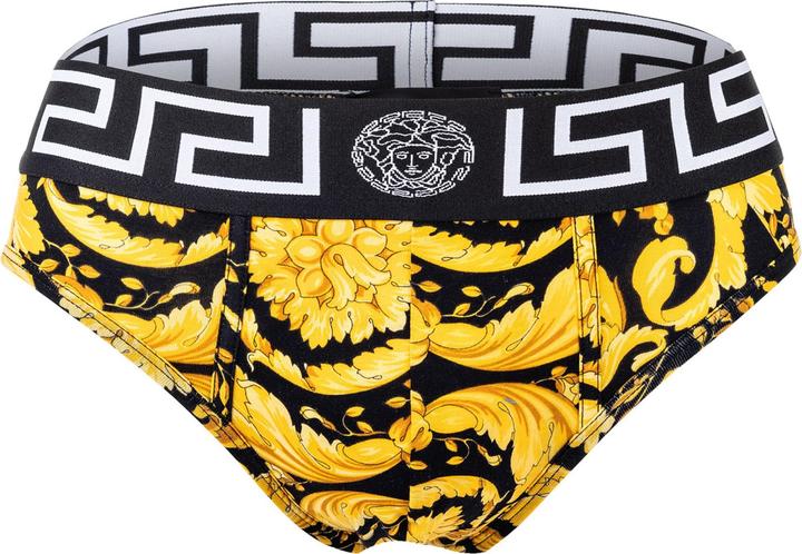 Actual product image Versace Slip Casual Figure-hugging UNDERWEAR JERSEY TOPEKA STRETCH ORGANICO BAROCCO SS92 ALL OVER (XXL)