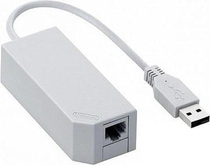 Actual product image Nintendo Wii / Wii U LAN Adapter (Wii, Wii U)
