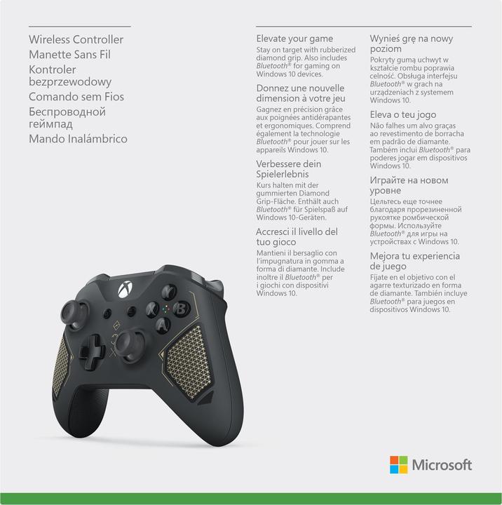 Produktbild Microsoft Xbox One Wireless Controller (Recon Tech) (Xbox One X, Xbox Series X, Xbox One S, Xbox Series S)
