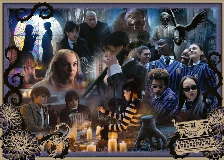 Actual product image Ravensburger Puzzle 12001228 - Wednesday - 1000 pieces Netflix puzzle for adults and children from (1000 pieces)