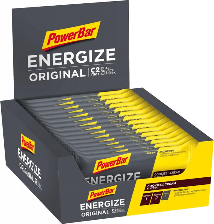 Produktbild Powerbar Energize Original (Cookies & Cream, 15 Stk., 914 g)