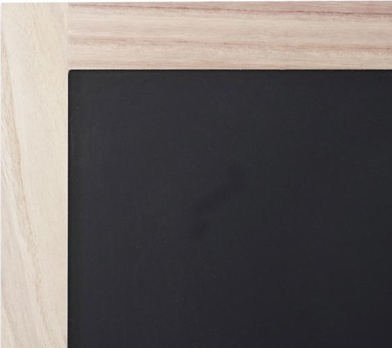 Actual product image Mendler 2x Wall Chalkboard, Chalkboard Writing Board Slate Chalkboard Decorative Notice Board - 40x30cm