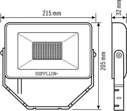 Actual product image Esylux LED Spotlight (3000 lm, IP65)