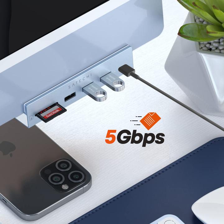 Produktbild Satechi USB-C Clamp (USB-C, 5 Ports)
