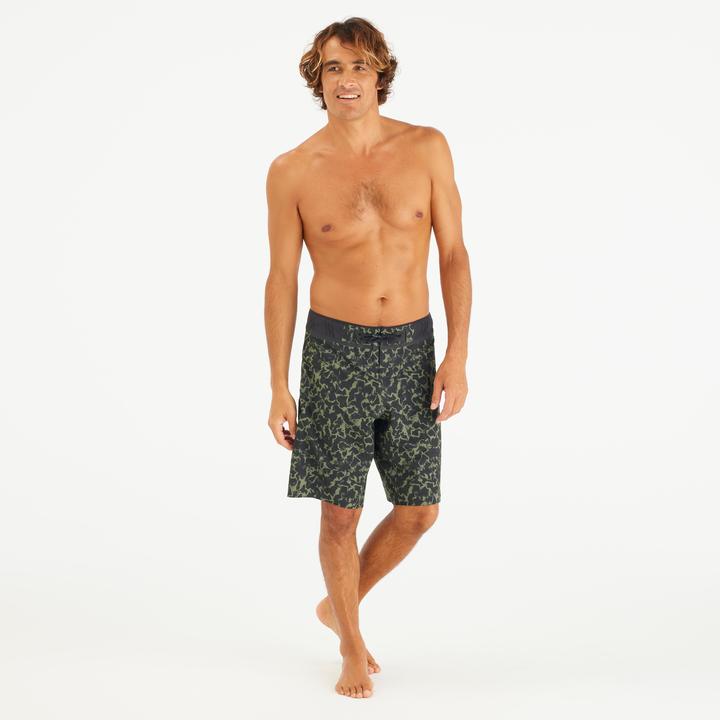 Image du produit Olaian Boardshort Surf 900 Long 20" Homme - Morpho Army Olive verte (42)