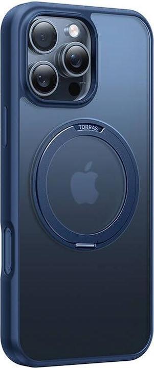 Produktbild Torras Ostand Pro Case for iPhone 16 ProMax (Blue) (Apple iPhone 16 Pro Max)