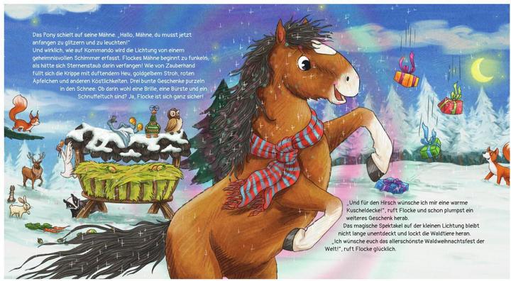 Actual product image Sagittarius:Flocke, the Christmas pony - Tue (German)