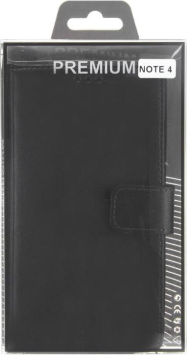 Produktbild OEM Slim Leather Book Case for Galaxy Note 4 - black 4250710555772 (Samsung Galaxy Note 4)