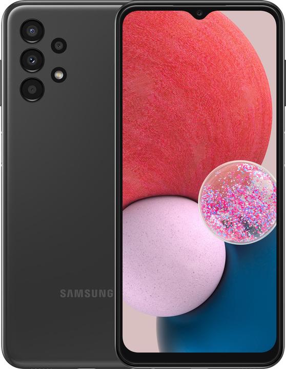 Samsung Galaxy A13 EU (64 GB, Black, 6.60", Dual SIM, 50 Mpx, 4G)