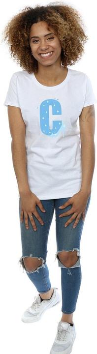 Actual product image Disney Womens/Ladies Alphabet C Is For Cinderella Cotton T-Shirt (S)