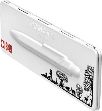 Produktbild Caran d'Ache 849 Scherenschnitt mit Etui (Silber, Schwarz, 1 x)