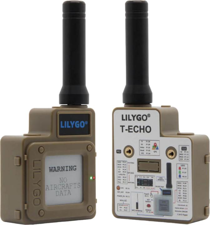 Actual product image Lilygo T-Echo Braun TTGO Meshtastic 868MHz