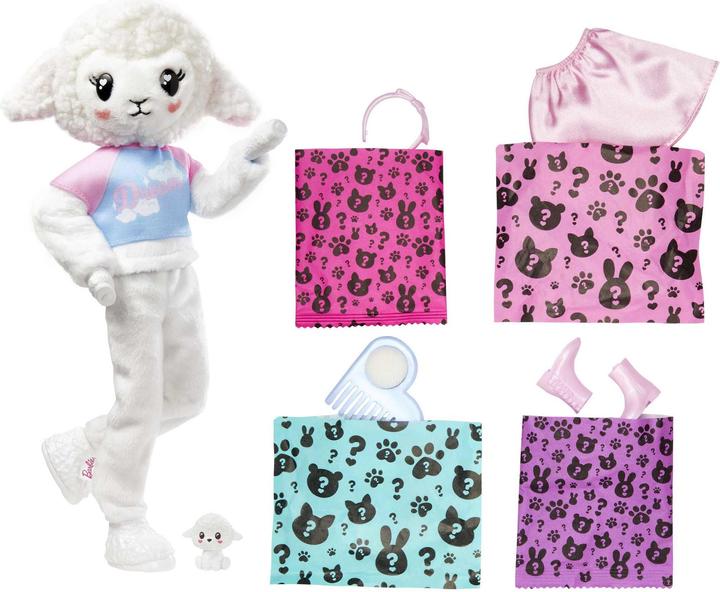 Produktbild Barbie Cutie Reveal Cozy Cute Serie - Lämmchen