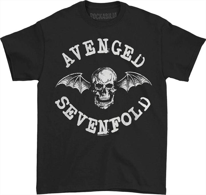 Actual product image Avenged Sevenfold Unisex Adult Deathbat T-Shirt (S)