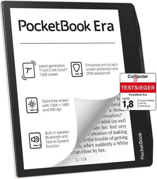 Produktbild PocketBook Era (7", 16 GB, Stardust Silver)