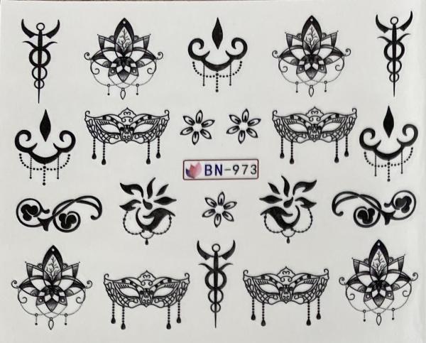 Produktbild Nagellack24 Nail Art Sticker Wassertransfer 973