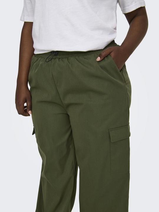 Produktbild Only Normal geschnitten Mittlere Taille Gummizug Elastische Bündchen Cargohose Cargo-Hose (44)