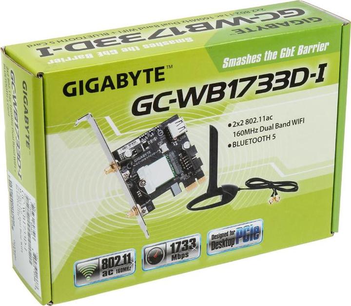 Actual product image Gigabyte GC-WB1733D-I (Mini PCI Express)