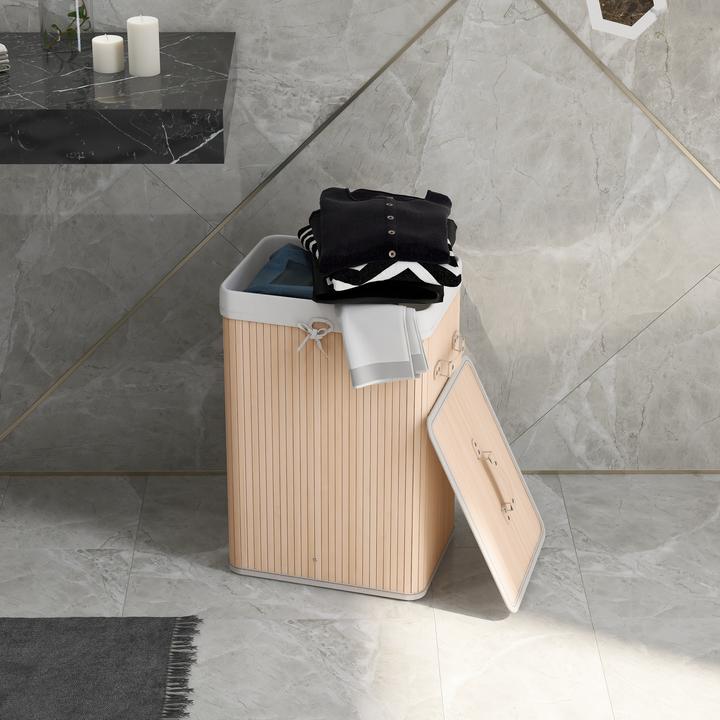 Actual product image Homcom Laundry basket with 2 handles (72 l)