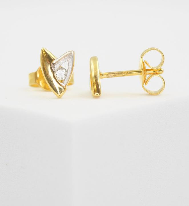 Actual product image Muau Stud earrings (Gold, 18K 750)