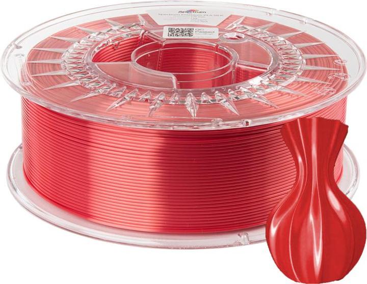 Immagine prodotto Filamento PLA SILK rosso rubino 1,0kg 1,75mm (PLA, 1.75 mm, 1000 g, Rosso)