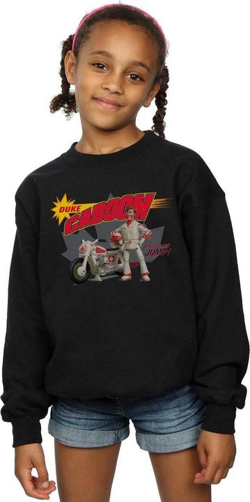 Actual product image Disney Girls Toy Story 4 Duke Caboom King Of The Jump Sweatshirt (116)