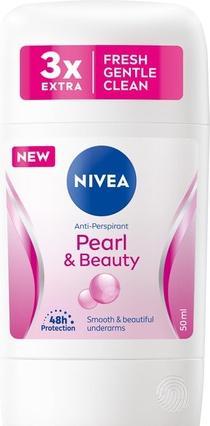 Actual product image NIVEA Pearl & Beauty Antiperspirant Stick 50ml (Stick, 50 ml)