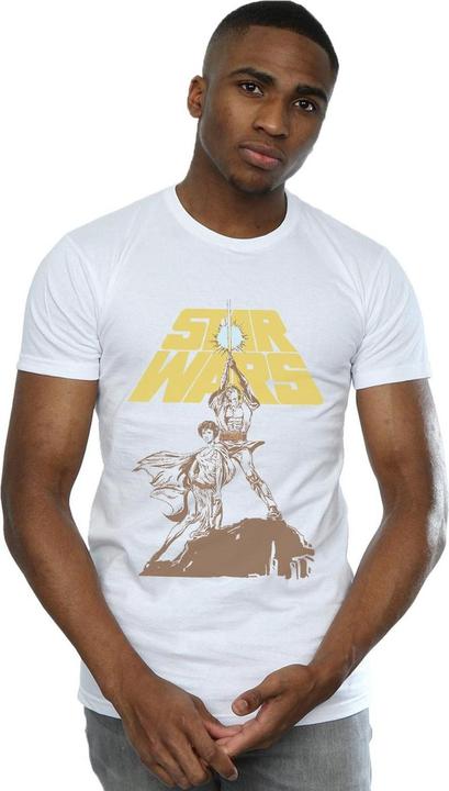 Actual product image Star Wars Mens Vintage Rebels T-Shirt (L)