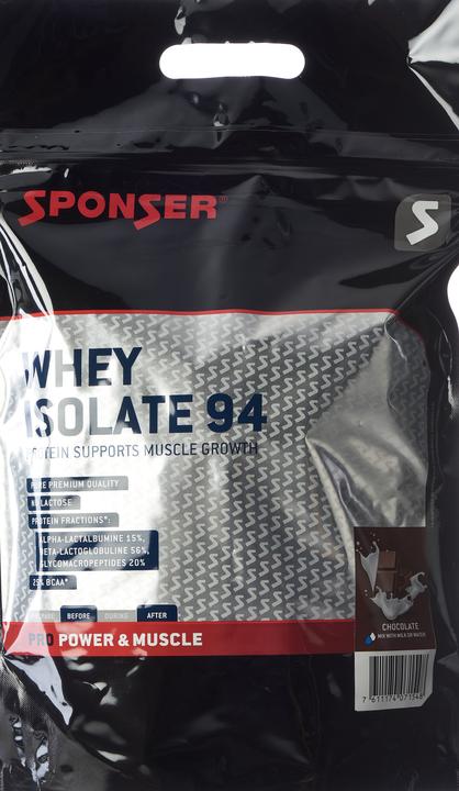 Produktbild Sponser Whey Isolate 94 (Chocolate, 1 Stk., 1500 g)