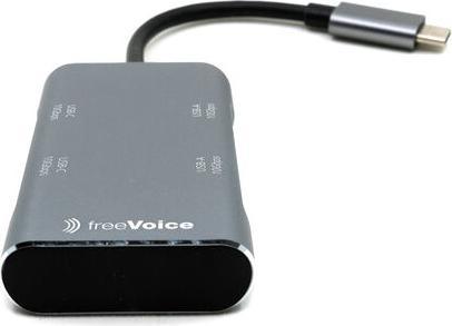 Productafbeelding FreeVoice Datahub (USB-A, USB-C) (USB-C)