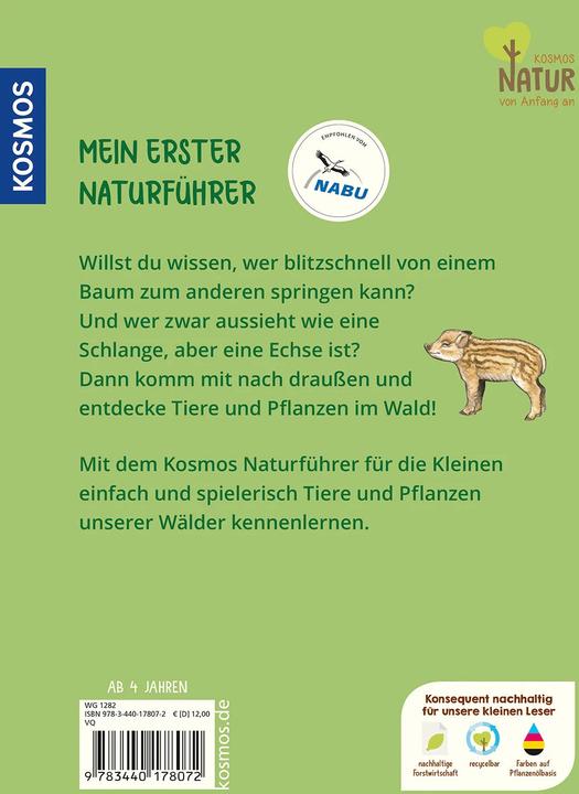 Actual product image Kosmos Mein erster Naturführer, Was lebt im Wald? (German, Julia Hiller, 2023)