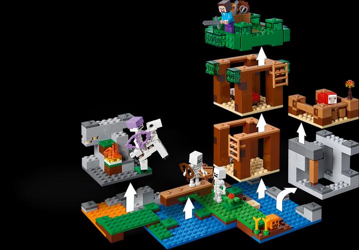 Produktbild LEGO Die Skelette kommen (21146, LEGO Minecraft)