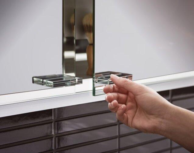 Actual product image Emco asis prestige 2 Illuminated mirror cabinet, flush-mounted model, 1015mm, wide door right