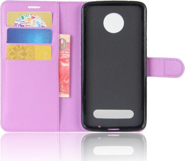 Produktbild MU Classic Leder Hülle mit Litchitextur (Motorola Moto Z2 Play)
