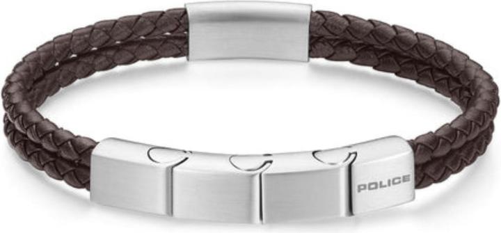 Produktbild Police Parallel Armband (19 cm, Edelstahl, Leder)