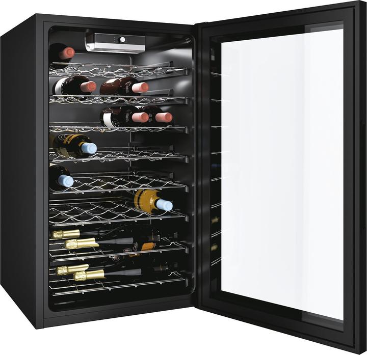 Actual product image Candy DiVino CWC 150 EM/NF Wine Cellar with compressor Free installation Black 41 bottle/barrel