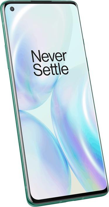 Produktbild OnePlus 8 (8GB) (128 GB, Glacial Green, 6.55", Dual SIM, 48 Mpx, 5G)
