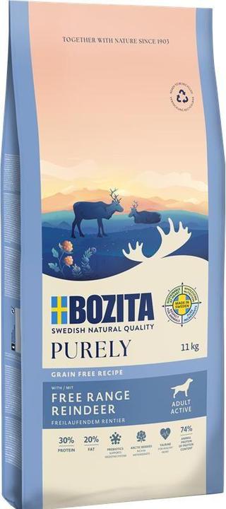 Actual product image Bozita Purely Adult Reindeer wheat-free dry food for dogs 11 kg (Adult, 1 pcs., 11000 g)