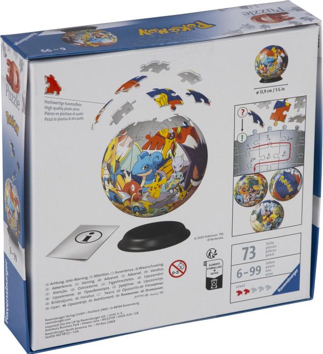 Produktbild Ravensburger Pokémon Puzzleball (72 Teile)