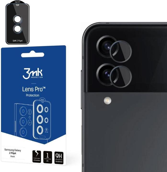 Actual product image 3MK Lens Protection Pro Sam Z Flip4 F721 Ochrona na obiektyw aparatu z ramką montażową 1szt. (1 Piece, Samsung Galaxy S21)