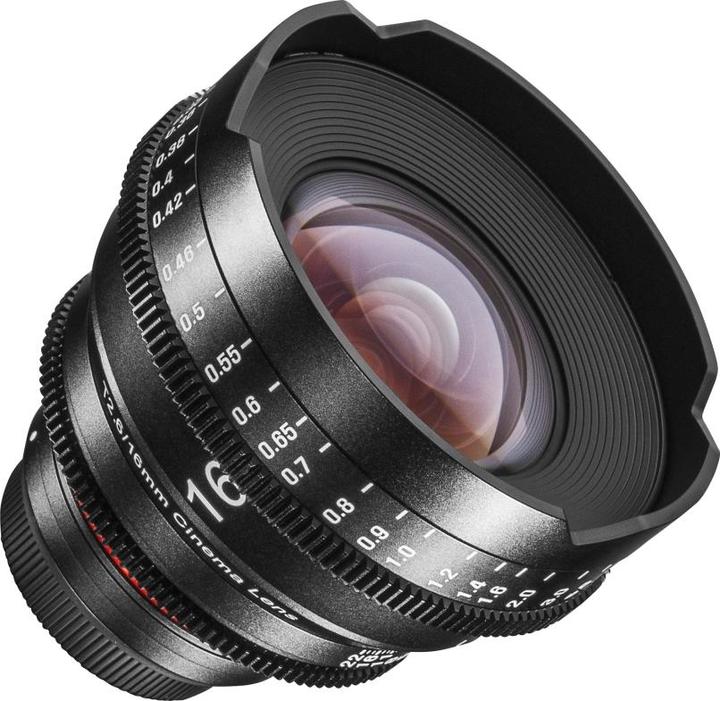 Actual product image Samyang XEEN 16mm T2.6 FF Cine Canon (Canon EF, full size, APS-C / DX, Micro Four Thirds)