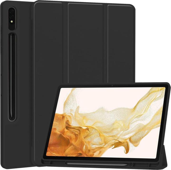 Immagine prodotto Techsuit - Flex Trifold (with Pencil Holder) - Samsung Galaxy Tab S7 / S8 - Black (S8, Galaxy Tab S7)