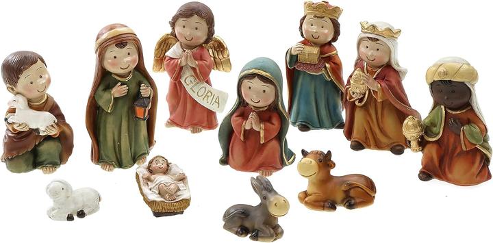 Image du produit Ellug Set de 11 mini-figures de crèche