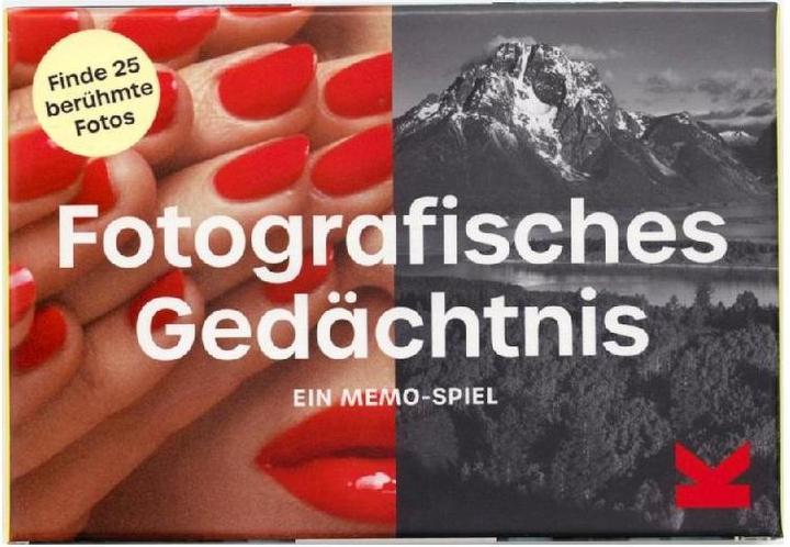 Produktbild 441883 - Fotografisches Gedächtnis - Kartenspiel, 2+ Spieler, ab 8 Jahren (DE-Ausgabe) (Deutsch)