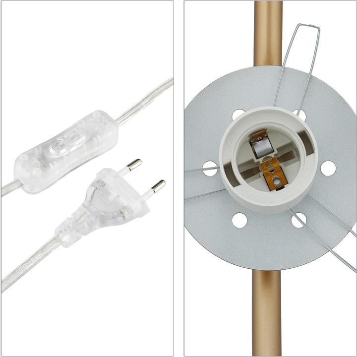 Image du produit Relaxdays lampe de table (E27)