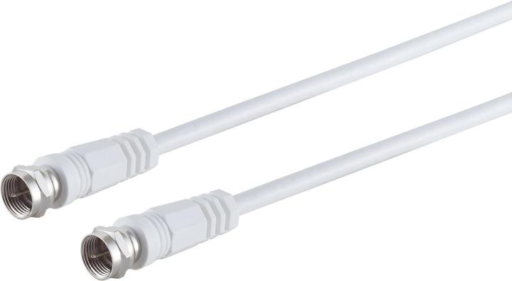 Produktbild Shiverpeaks Kabel SAT, F(St)->F(St), 1.5m, weiss (100 dB, Antennenkabel)