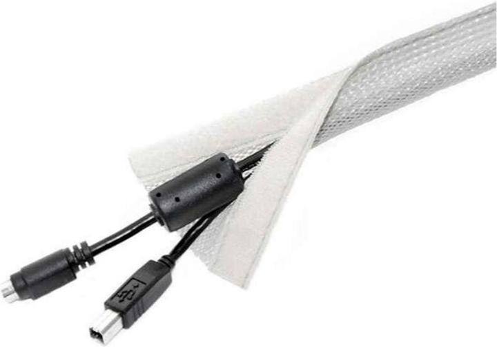 Image du produit Audioraq Guide-câble Velcro, blanc, velcro (Gaines pour câbles, 1000 cm)