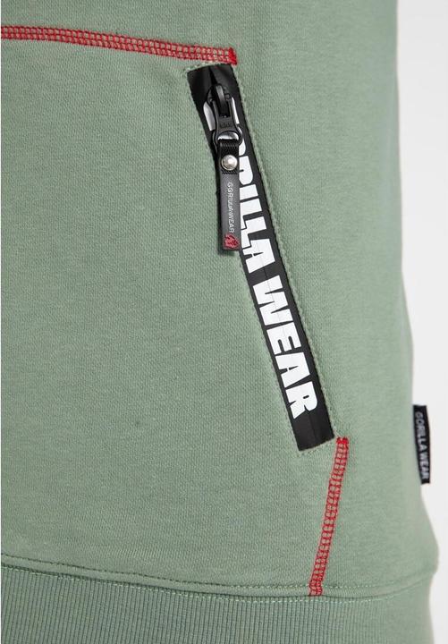 Produktbild Gorilla Wear Georgia Zip Hoody - Grün (M)